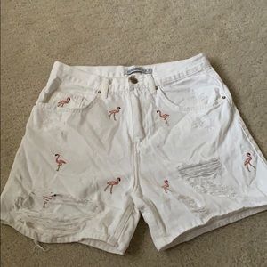 Zara high rise shorts
